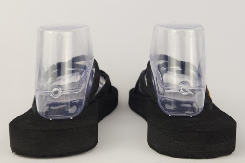 Teva Olowahu gepolsterte Damen-Slipper Flip-Flop Sandalen schwarz 6840 Größe 9 LESEN  - Bild 6 von 11