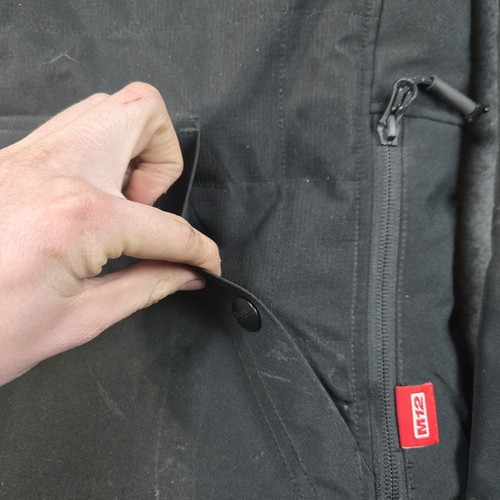Milwaukee Jacket Mens Large Black M12 Heated Gear Coat Hooded Midweight +READ+ - Picture 4 of 19