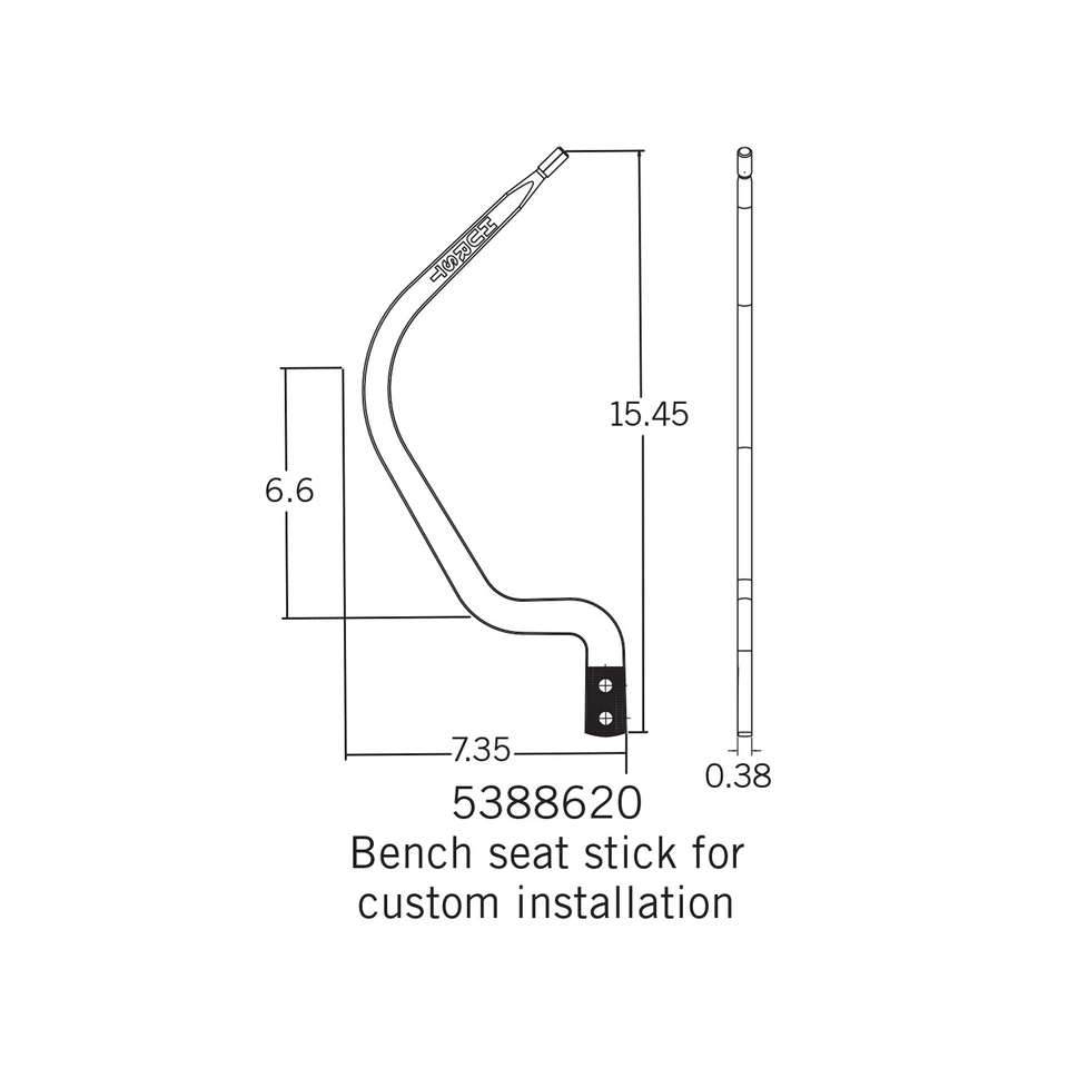 Hurst 5388620 Competition/Plus Shifter Stick - Image 3 of 4