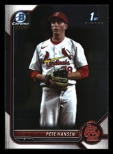 Pete Hansen 2022 Bowman Draft Chrome 1st #BDC-128 Cardinals ROOKIE *010