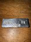 Silver Bar Hand Poured 52 Grams .999 Fine Silver Stamped