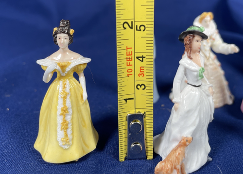 Ladies of Fashion Franklin Mint Serie kleine Miniatur Porzellan Figuren Lot 7 - Bild 5 von 23