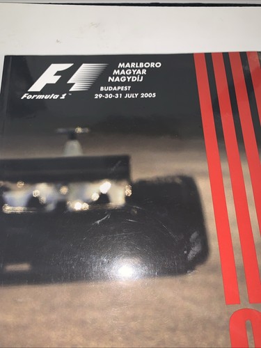 HUNGARIAN GRAND PRIX FORMULA ONE 2005 BUDAPEST Official Programme - Picture 5 of 6