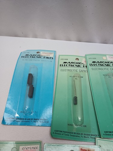 Vtg Archer Electronic Parts Lot of 10 Replacement Parts NOS - Picture 2 of 7