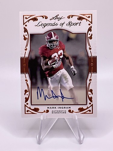 Mark Ingram 2011 Leaf Legends of Sport Gold Autograph #BA-50 RC Alabama Tide /50 - Picture 1 of 2