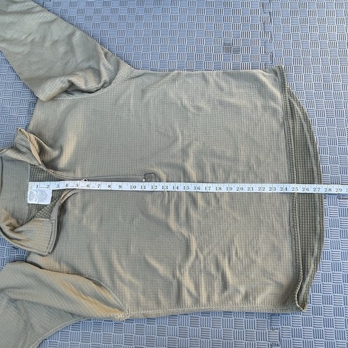 US Military Cold Weather Midweight Shirt Gen III Mens Large-Reg 1/2 Zip Thermal - Picture 7 of 7