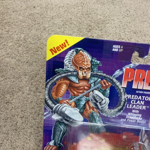 Vintage 1994 Kenner Predator Clan Leader Deluxe Figur - Sealed - Bild 2 von 13