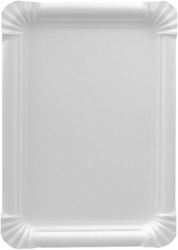 Papstar Piatti di Carta 250 Pezzi Angolari 16,5x20 cm Bianco Fibra Fresca Biodegradabile - Foto 7 di 13