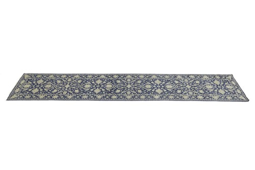 3X14 Muted Color Transitional Floral Oriental Runner Rug Hallway Carpet 2'6X13'9 - Picture 8 of 19