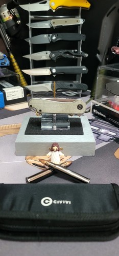 Civivi Elementum D2 Steel Micarta Green Tan Handles New W Case Benchmade Kershaw - Picture 2 of 7
