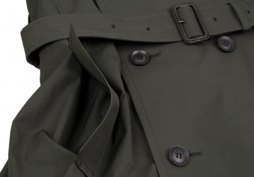 Yohji Yamamoto NOIR Asymmetry Trench Coat Size 2(K-107767) - Picture 9 of 12