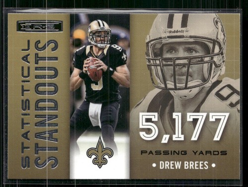 2013 Panini Rookies & Stars #1 Drew Brees Statistical Standouts