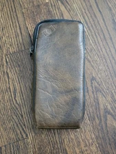 Hewlett Packard Calculator Leather Case - See Pictures for Details - Case Only