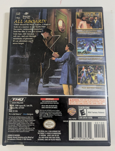 Polar Express Nintendo GameCube 2004 w/ Manual - Picture 2 of 2