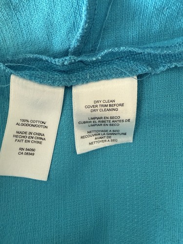 Nine West Sz 12 Radiant Blue Embellished Tank Dress - Picture 9 of 9