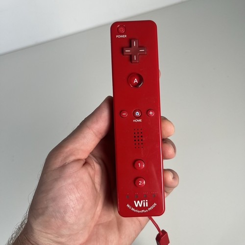 Offizieller Nintendo Wii Remote Motion Plus Inside Rot Controller Remote