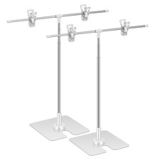 2 Pcs Poster Board Holder Postcard Display Stand Metal Holders for Signboards