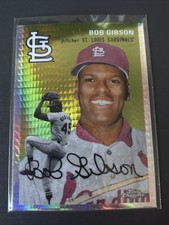 2023 Topps Chrome Platinum Anniversary - Bob Gibson #480 Refractor