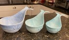 Anthropologie Whale Tale 3 Piece Ceramic Measuring Cup Set
