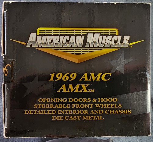Ertl American Muscle 1969 AMC AMX Maßstab 1:18 Die-Cast Auto (dunkelgrün) - Bild 5 von 6