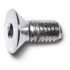 5/16"-18 x 3/4" Chrome Grade 8 Flat Socket Cap Screws (10 pcs.)