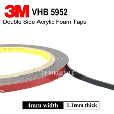 *35 Feet* Genuine 3M VHB #5952 Clear Double-Sided Mounting Acrylic Tape Adhesive