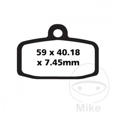 40365-Pastillas de freno estándar compatible con KTM FREERIDE E E-XC MOTO ELÉCTR