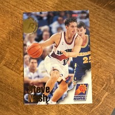 NBA Hoops Rookie | 1996-97 Steve Nash #304 Phoenix Suns Basketball Card. rookie card picture