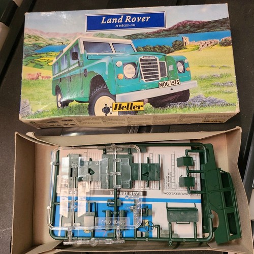 Land Rover Model By Heller-1:43 Scale Plastic HTF Model-Rare Green Color Version - Picture 4 of 10