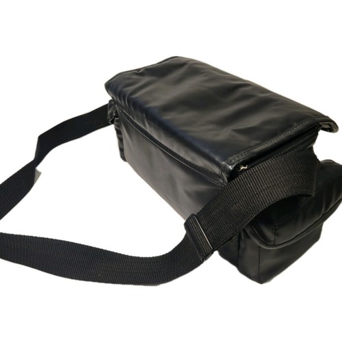 Bolso para cámara Mohawk VM-3800 cuero negro correa de transporte bolsillos fotografía foto - Imagen 6 de 17