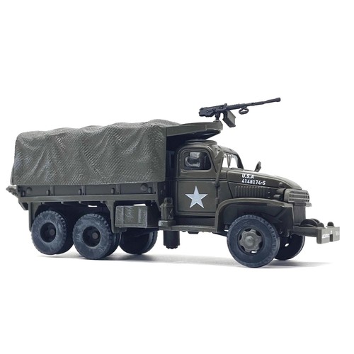 1/72 Scale 10cm WWII US Army GMC CCKW 353 Truck Model Souvenir Collection