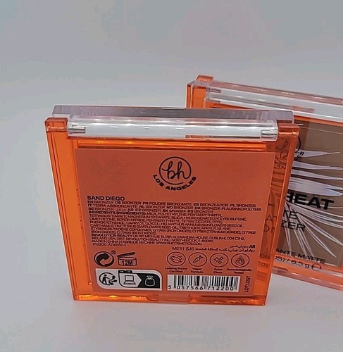 NEW! 2x BH Los Angeles Full Heat Matte Bronzer Sand Diego 0.22 oz SEALED - Picture 7 of 10