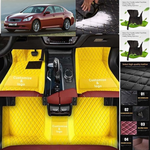 For Infiniti G Sedan Car Floor Mats Luxury Waterproof Pads Liner Auto Rug - Foto 38 di 42
