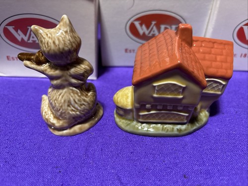 Vintage Large 3" Wade Whimsies Lot of 4 Figurines Nursery Rhymes Hearts England - Picture 4 of 15