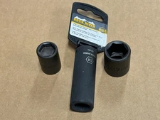 New Proto/other black oxide 3/8” drive metric impact sockets 14mm 14mm deep 17mm