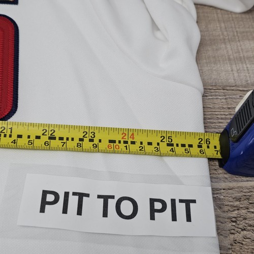 Vintage Majestic Washington Nationals Jersey Blank White Size 2XL MLB Baseball - Picture 8 of 10