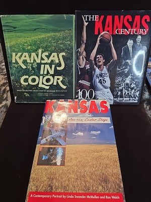 3 Kansas Coffee table books