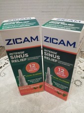 Zicam Intense Sinus Relief No-Drip Liquid Nasal Spray w/ Menthol .50 OZ EA (2PK)