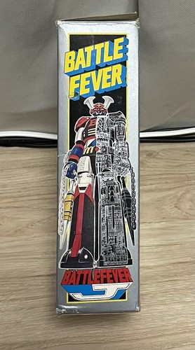 Rare Popy Battle Fever Robot Neuf Boîte Europe New MIB Bandai Vintage - Imagen 4 de 19