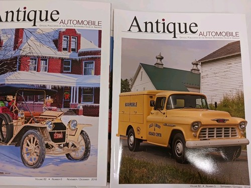 Lot 9 Antique Automobile Magazines 2017-2019 Antique Automobile Club Great Pix! - Picture 6 of 12