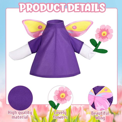 Butterfly Goose Outfit Porch Goose Clothes for 23" Lawn Outdoor Garden Yard P... - Bild 4 von 8