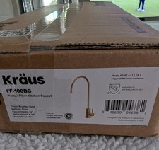 Kraus FF-100BG Purita Water Filter Beverage Kitchen Faucet Brushed Gold KPF-1610
