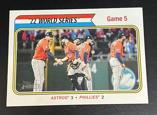 2023 Topps Heritage - World Series Highlights Chas McCormick #476 - Astros QTY