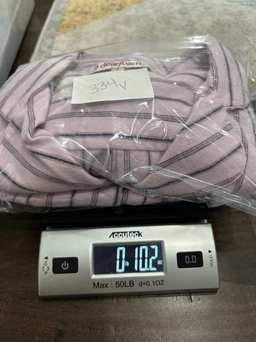 Dearfoams Striped Short Pajama Set Pink Black Sz Small Lounge Sleepwear - Picture 16 of 16