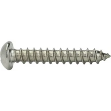 #6 Round Head Sheet Metal Screws Phillips Drive Stainless Steel All Size