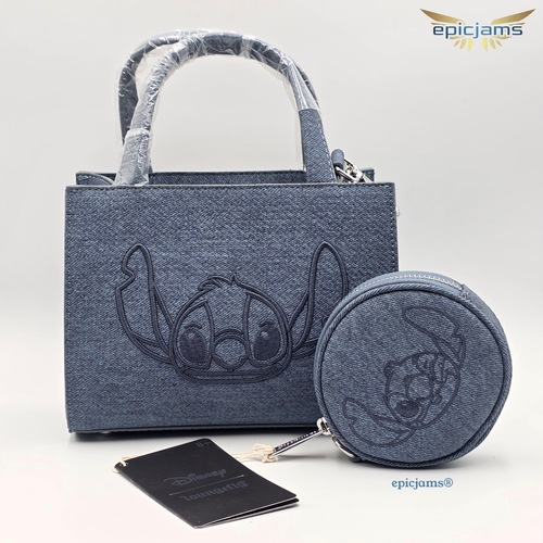 Loungefly Disney Lilo & Stitch Denim Stitch Umhängetasche Set