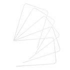 5 Pcs Croquet Wickets Metal Replacement Hoops for Family Lawn Games