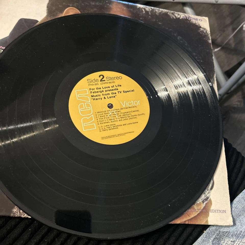 Harry Belafonte & Lena Horne Harry & Lena Vinyl LP RCA Records PRS-295 1970 Foto 3 de 3