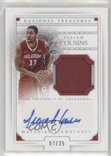 2016 National Treasures Collegiate Silver /25 Isaiah Cousins #95 Rookie Auto RC