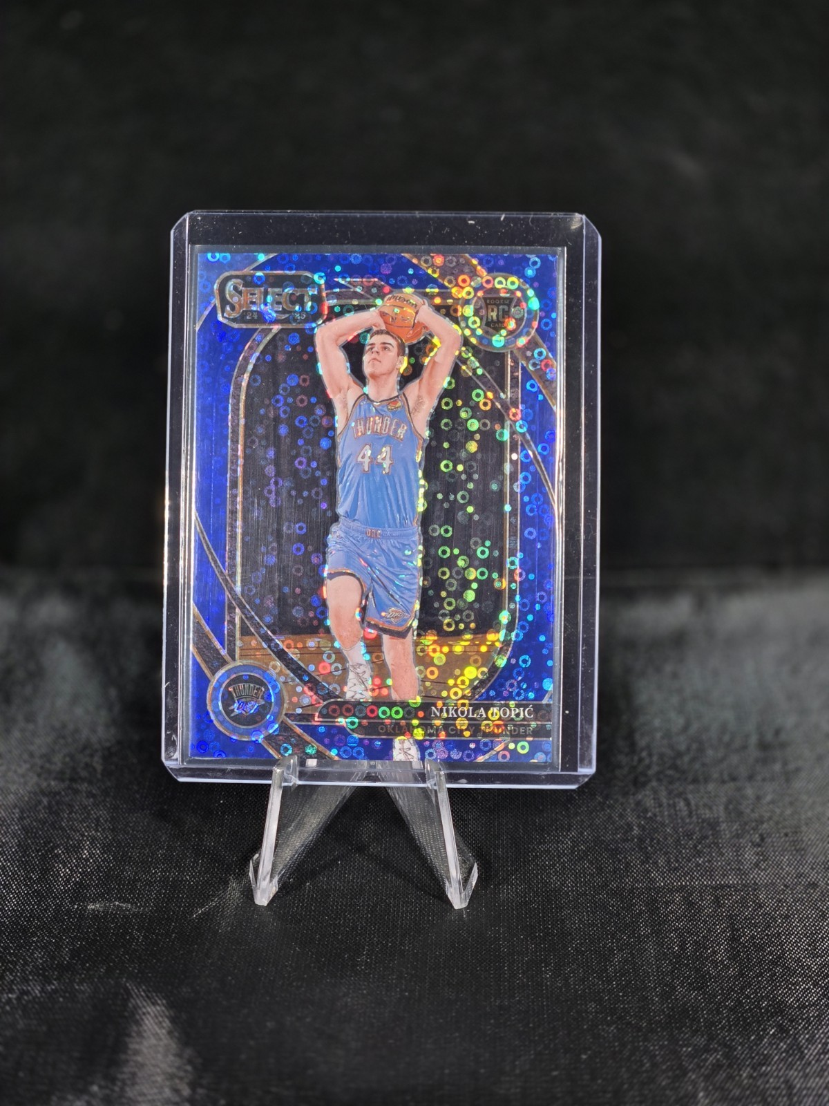2024-25 Select Nikola Topic  Courtside  Blue Disco Prizm  /25